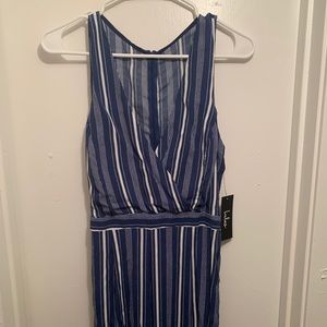 Lulu’s vertical striped jumpsuit